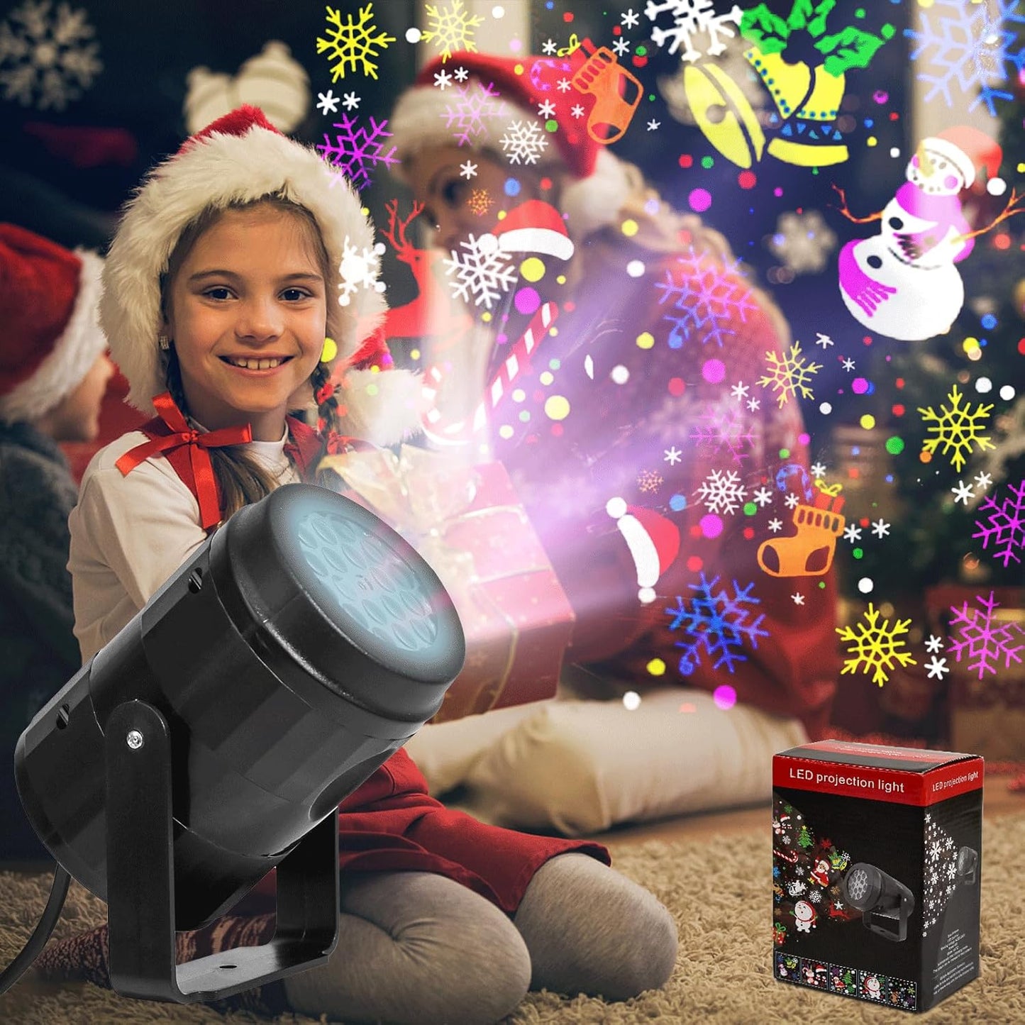 Proyector de Luces  Navideñas 🎄