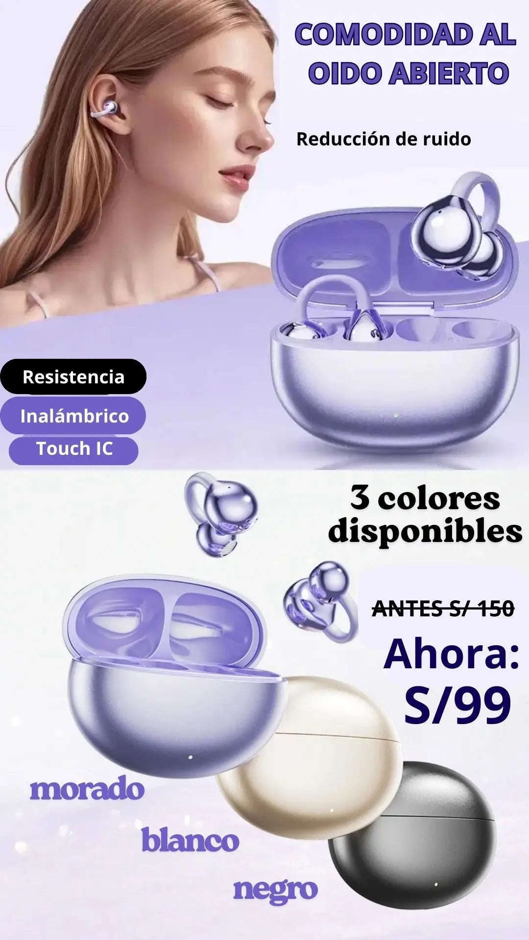 Audífonos Bluetooth Q87