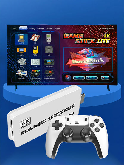 GameStick White 4K PRO (+20,000 Juegos) + 2 Controles