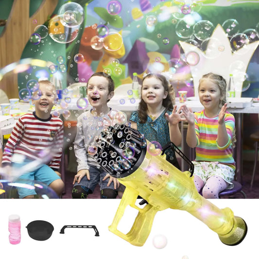 🔫🫧Bazuca Lanza Burbujas de 21 Hoyos🫧🔫