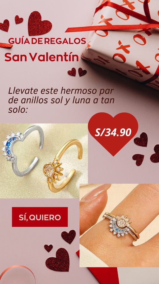 ANILLOS SOL Y LUNA 🌞🌙